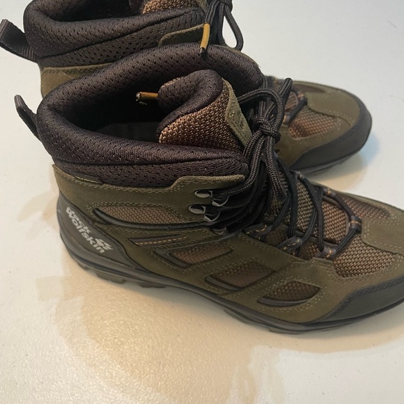 Men\'s Jack Wolfskin Outdoor Adventure Boots - Green Black SB-BG (Nov) main image 7